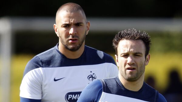 Karim Benzema y Mathieu Valbuena - Sputnik Mundo