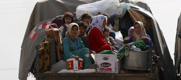 Civiles sirios cerca de Alepo (archivo) Civiles sirios cerca de Alepo (archivo) - Sputnik Mundo