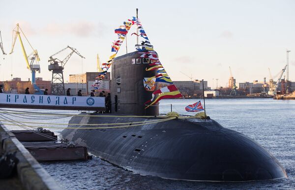 Submarino ruso de la clase Varshavyanka 'Krasnodar' - Sputnik Mundo