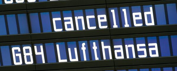 Tablero en el aeropuerto de Munich (Archivo) - Sputnik Mundo