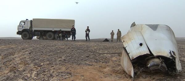 Equipos de emergencia rusos en el lugar del siniestro del A321 - Sputnik Mundo