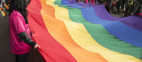 Marcha LGBT en Bogotá - Sputnik Mundo