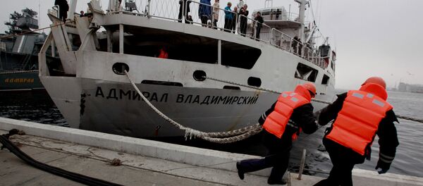 El buque ruso de investigación oceanográfica Almirante Vladímirski  - Sputnik Mundo
