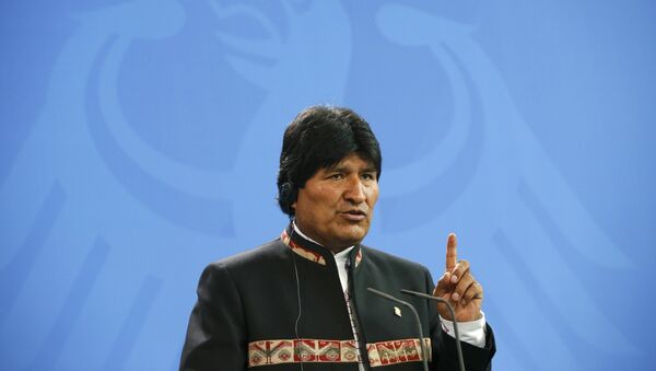 Evo Morales, presidente de Bolivia - Sputnik Mundo