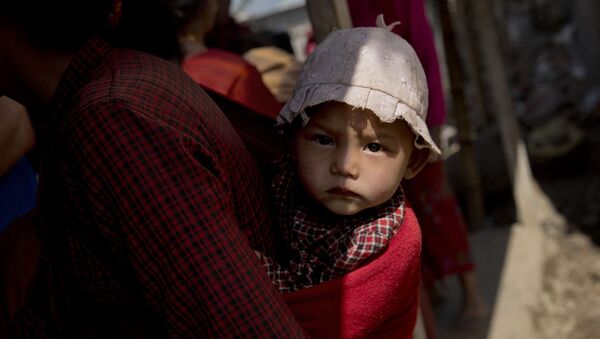 Niño nepalíe - Sputnik Mundo