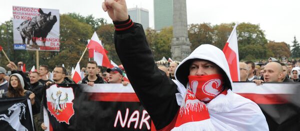 Una protesta nacionalista en Varsovia (archivo) - Sputnik Mundo