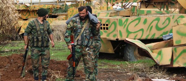 Soldados de ejército sirio - Sputnik Mundo