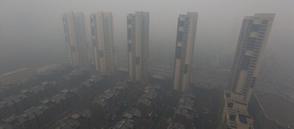 Aire contaminada en la ciudad de Shenyang, provincia de Liaoning, China - Sputnik Mundo