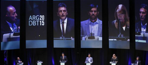 Debate presidencial en Argentina (Archivo) - Sputnik Mundo