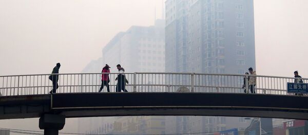 Aire contaminado en la ciudad de Shenyang, China - Sputnik Mundo