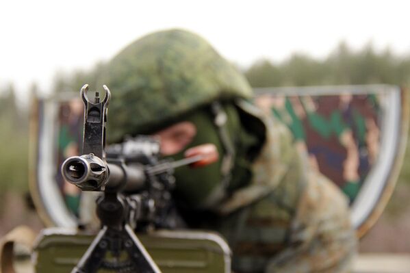 Ejercicios de una unidad de misiones especiales del Distrito Militar Oeste de Rusia - Sputnik Mundo