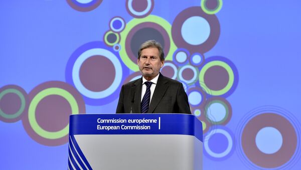 Johannes Hahn, el comisario europeo de Política Europea de Vecindad - Sputnik Mundo