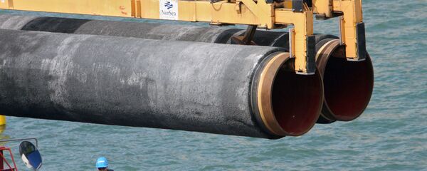 Construcción de una sección del gasoducto Nord Stream - Sputnik Mundo