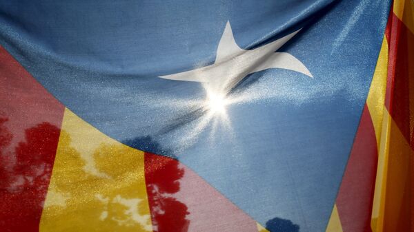 Estelada, bandera independentista de Cataluña (imagen referencial) - Sputnik Mundo