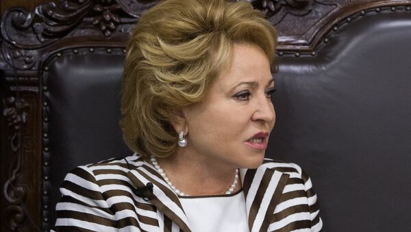 Valentina Matvienko, presidenta del Consejo de la Federación de Rusia - Sputnik Mundo