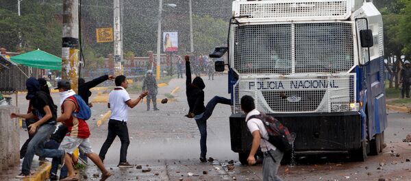 Protesta en Honduras (archivo) - Sputnik Mundo