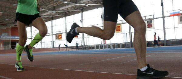 Atletas rusos en Moscú - Sputnik Mundo