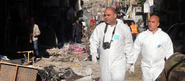 El lugar del atentado en Beirut - Sputnik Mundo