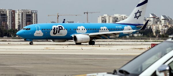 Un avión civil israelí - Sputnik Mundo
