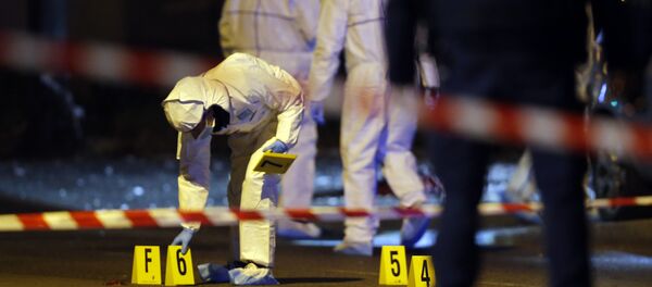 El lugar de uno de los atentados en París - Sputnik Mundo