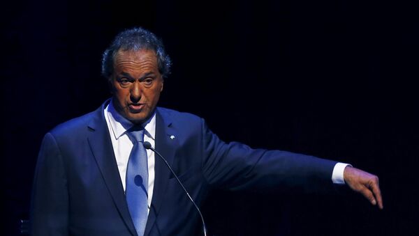 Daniel Scioli, candidato oficialista - Sputnik Mundo