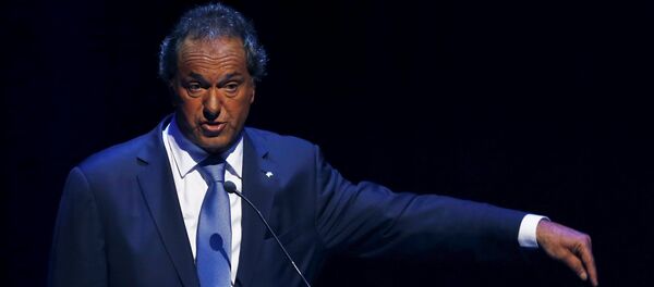 Daniel Scioli, candidato oficialista Daniel Scioli, candidato oficialista - Sputnik Mundo