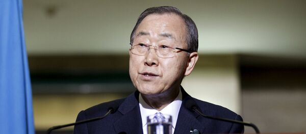El secretario general de Naciones Unidas, Ban Ki-moon - Sputnik Mundo