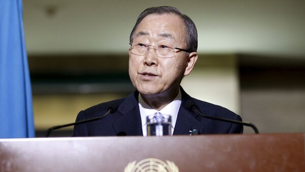 Ban Ki-moon, secretario general de la ONU - Sputnik Mundo