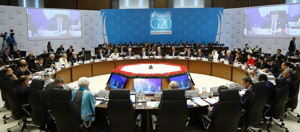 Segunda sesión de trabajo del G20 en Antalia - Sputnik Mundo