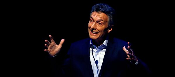 Mauricio Macri, presidente de Argentina Mauricio Macri, presidente de Argentina - Sputnik Mundo
