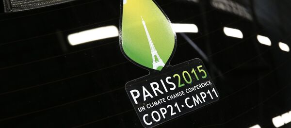 Logo de la Cumbre del Cambio Climático de París - Sputnik Mundo