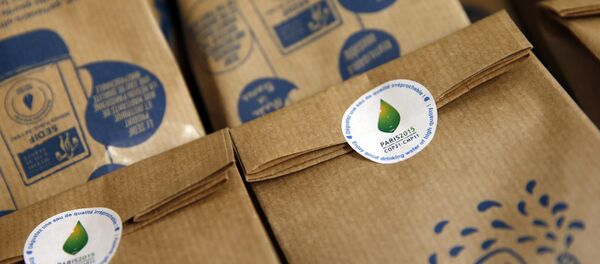 Logo de la Cumbre del Cambio Climático de París - Sputnik Mundo