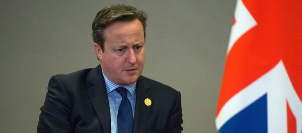 Primer ministro de Gran Bretaña, David Cameron - Sputnik Mundo