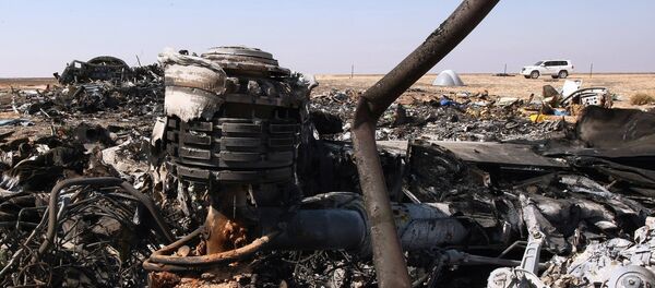 Lugar del siniestro del A321 en Egipto - Sputnik Mundo