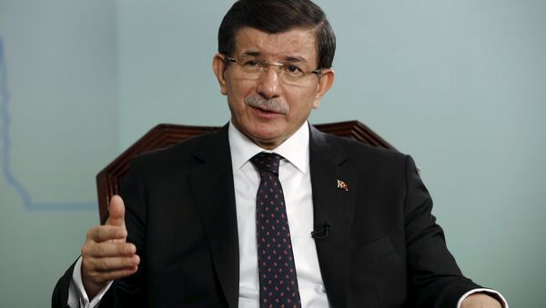 Ahmet Davutoglu, primer ministro de Turquía - Sputnik Mundo
