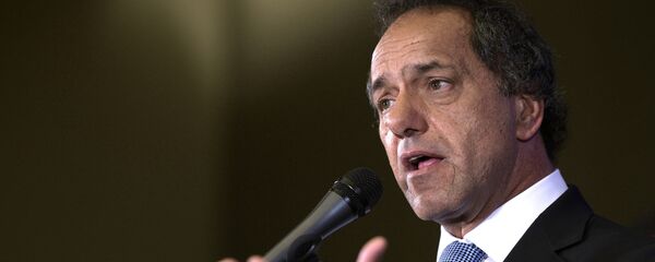 Daniel Scioli, candidato a la presidencia de Argentina Daniel Scioli, candidato a la presidencia de Argentina - Sputnik Mundo