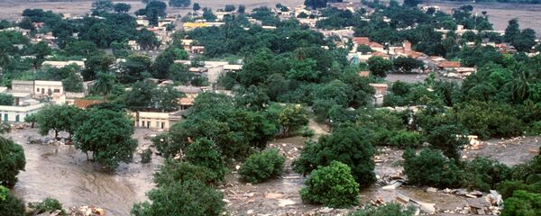 El pueblo de Armero inundada tras erupción del volcán Nevado del Ruiz - Sputnik Mundo