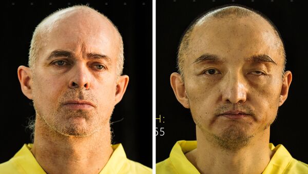 Rehenes Ole Johan Grimsgaard-Ofstad og Fan Jinghui y Fan Jinghui - Sputnik Mundo