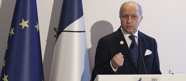 Laurent Fabius, ministro de Exteriores de Francia - Sputnik Mundo
