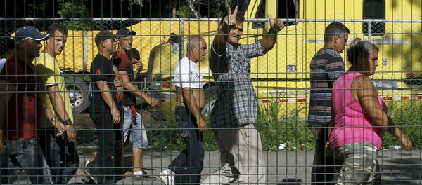 Los migrantes cubanos (archivo) Los migrantes cubanos (archivo) - Sputnik Mundo