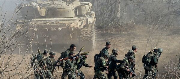 Soldados del Ejército sirio (imagen referencial) - Sputnik Mundo