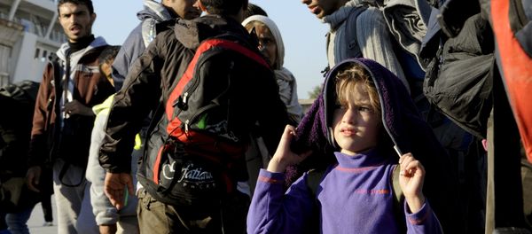 Migrantes en Grecia Migrantes en Grecia - Sputnik Mundo