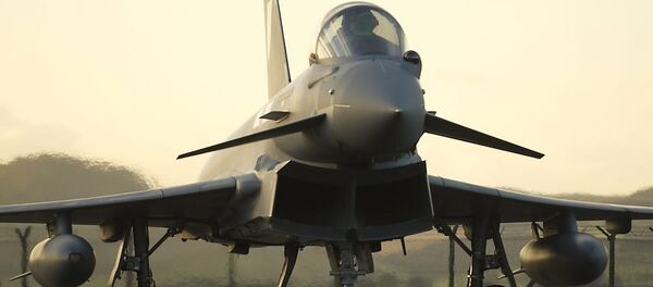 Caza Typhoon de Reino Unido Caza Typhoon de Reino Unido - Sputnik Mundo