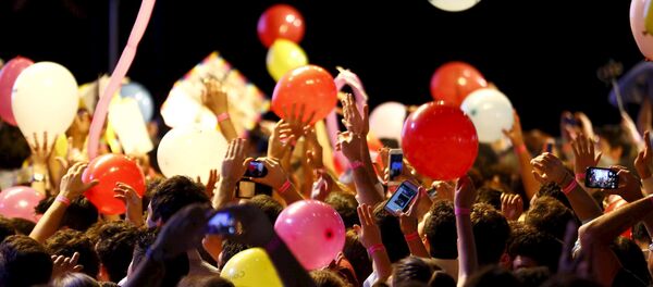 Partidarios del candidato opositor a la Presidencia argentina, Mauricio Macri - Sputnik Mundo