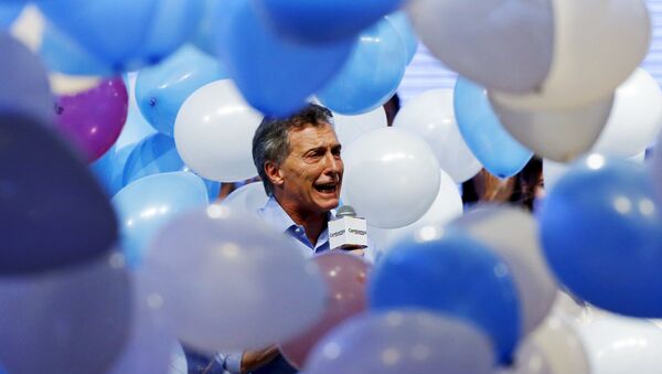 Mauricio Macri, candidato opositor a la Presidencia argentina - Sputnik Mundo