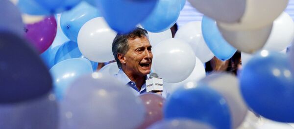 Mauricio Macri, candidato opositor a la Presidencia argentina - Sputnik Mundo