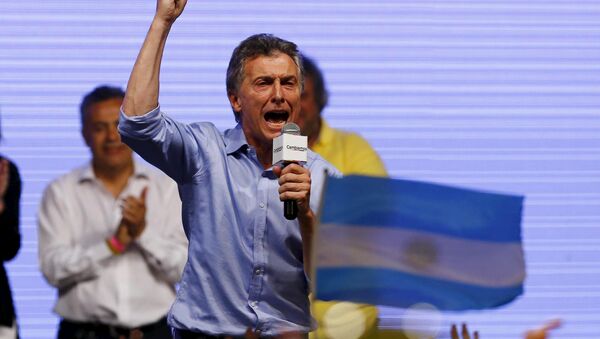 Mauricio Macri, candidato opositor a la Presidencia argentina - Sputnik Mundo