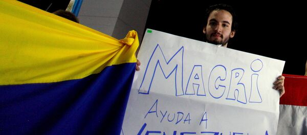 Ciudadano venezolano en Buenos Aires - Sputnik Mundo