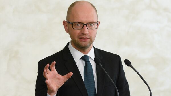 Arseni Yatseniuk, primer ministro de Ucrania - Sputnik Mundo