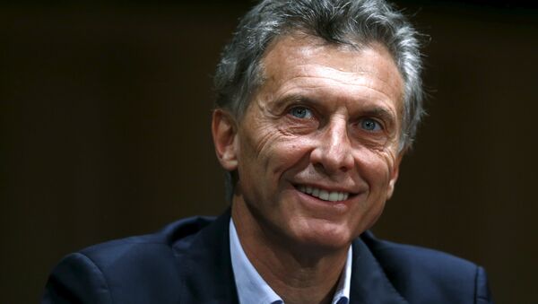 Mauricio Macri, presidente de Argentina - Sputnik Mundo